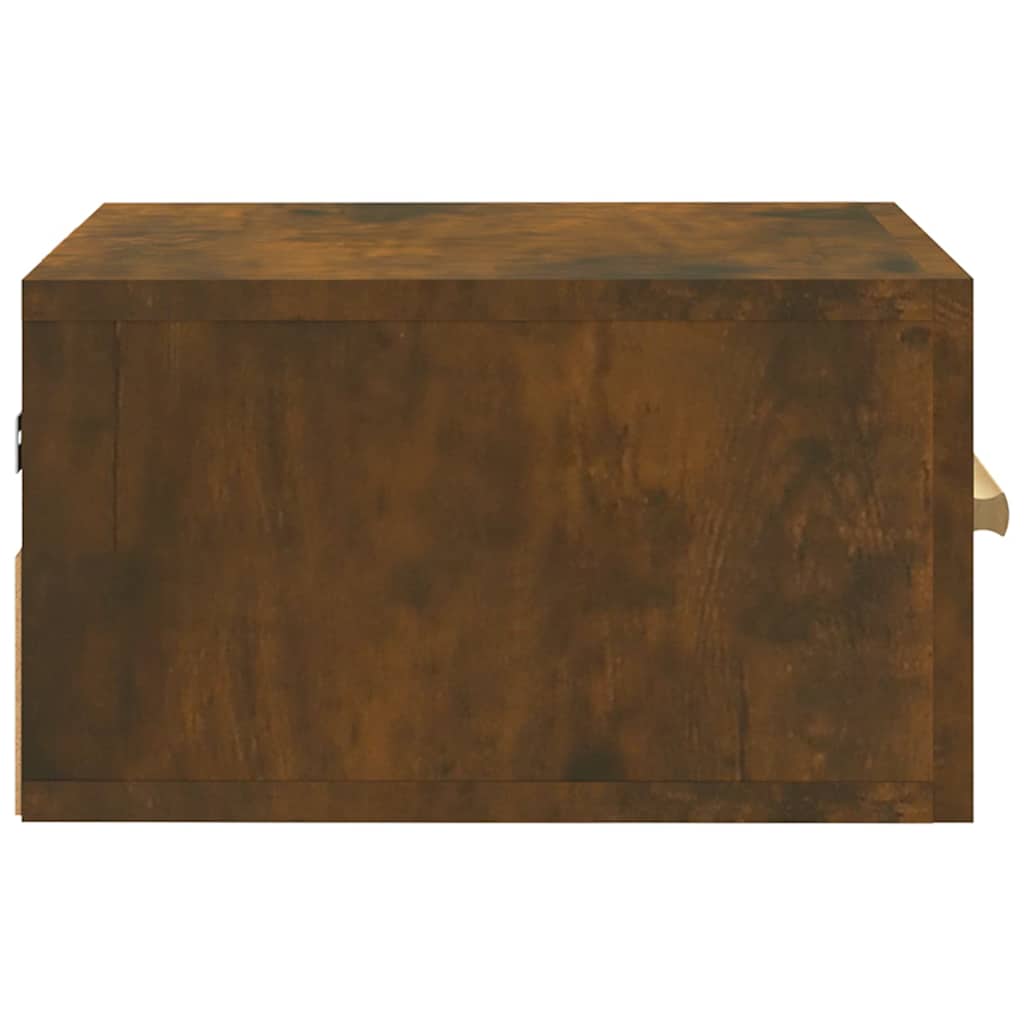 Zidni noćni ormarići 2 kom dimljenog hrasta 35x35x20 cm