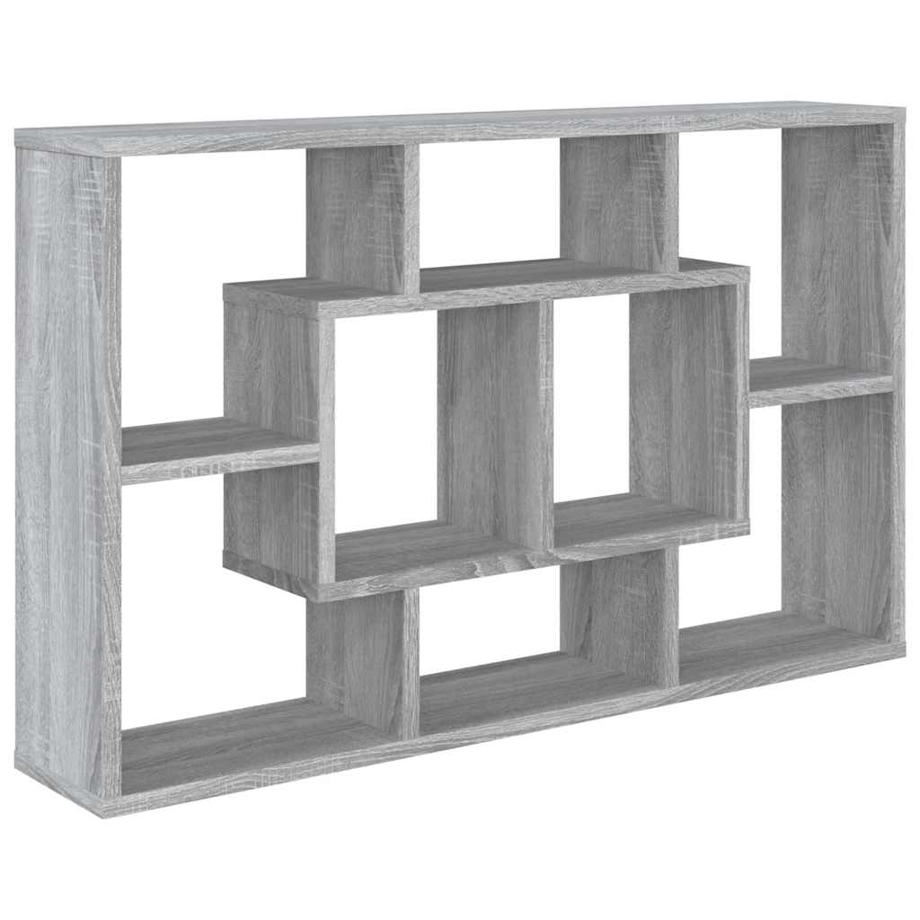 Zidna polica boja hrasta sonome 85x16x52,5 cm konstruirano drvo