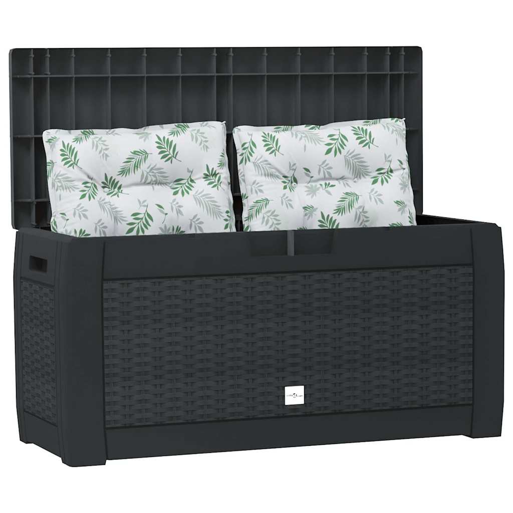 Vrtna kutija za pohranu antracit 119 x 48 x 60 cm polipropilen