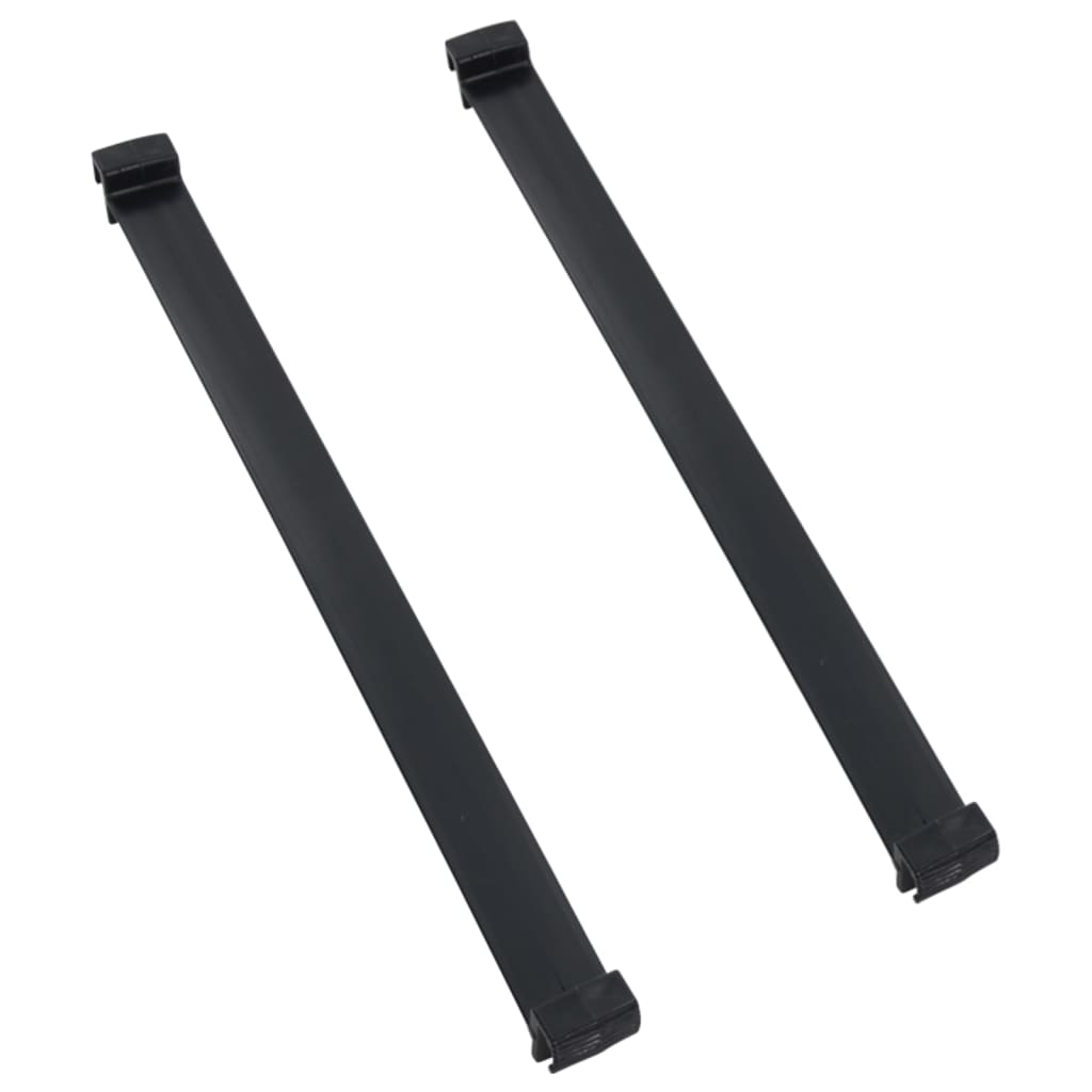 Povišena vrtna gredica antracit 60 x 25 x 46 cm PP ratan