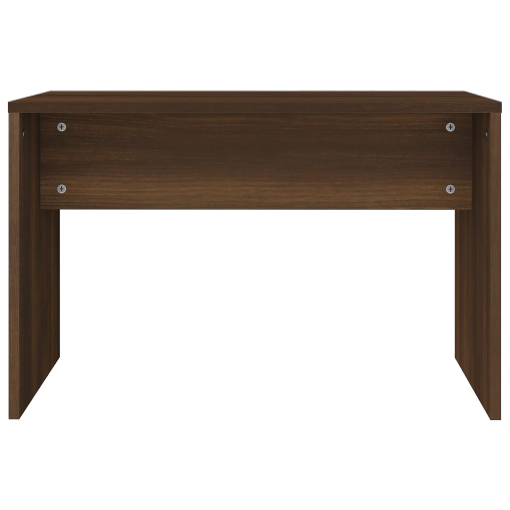 Set toaletni stolić boja smeđeg hrasta 86,5x35x136 cm