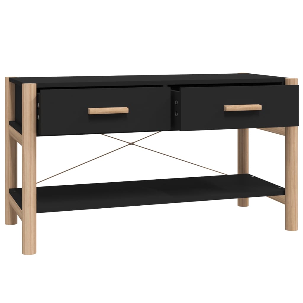 TV ormarić crni 82 x 38 x 45 cm od konstruiranog drva