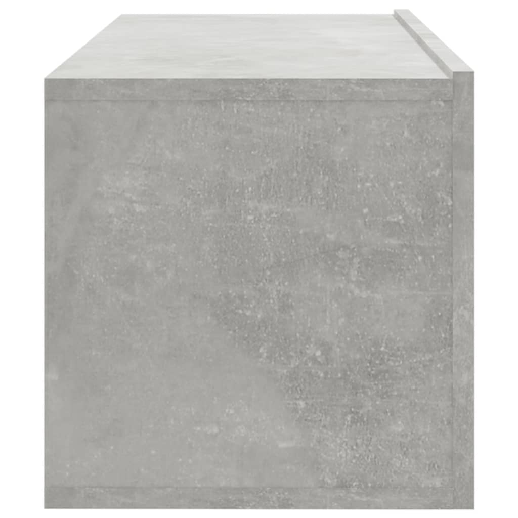Zidni TV ormarići 4 kom Siva betona 100 x 30 x 30 cm