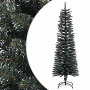 Umjetno usko božićno drvce sa stalkom zeleno 150 cm PVC