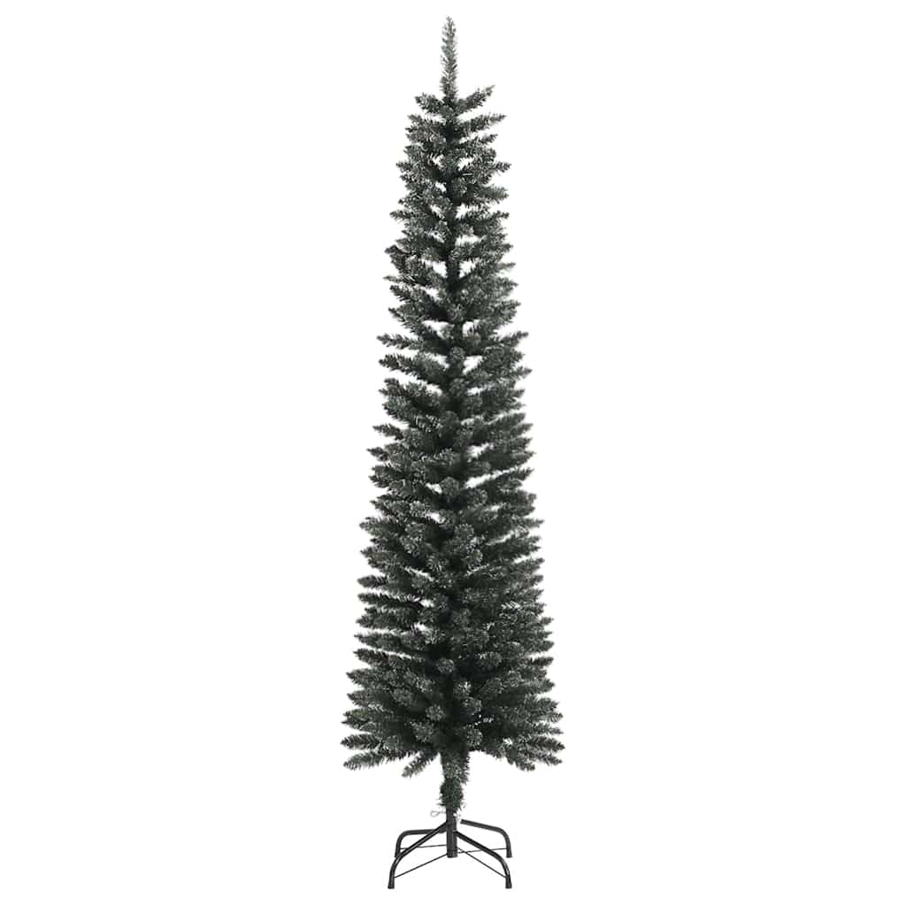 Umjetno usko božićno drvce sa stalkom zeleno 180 cm PVC