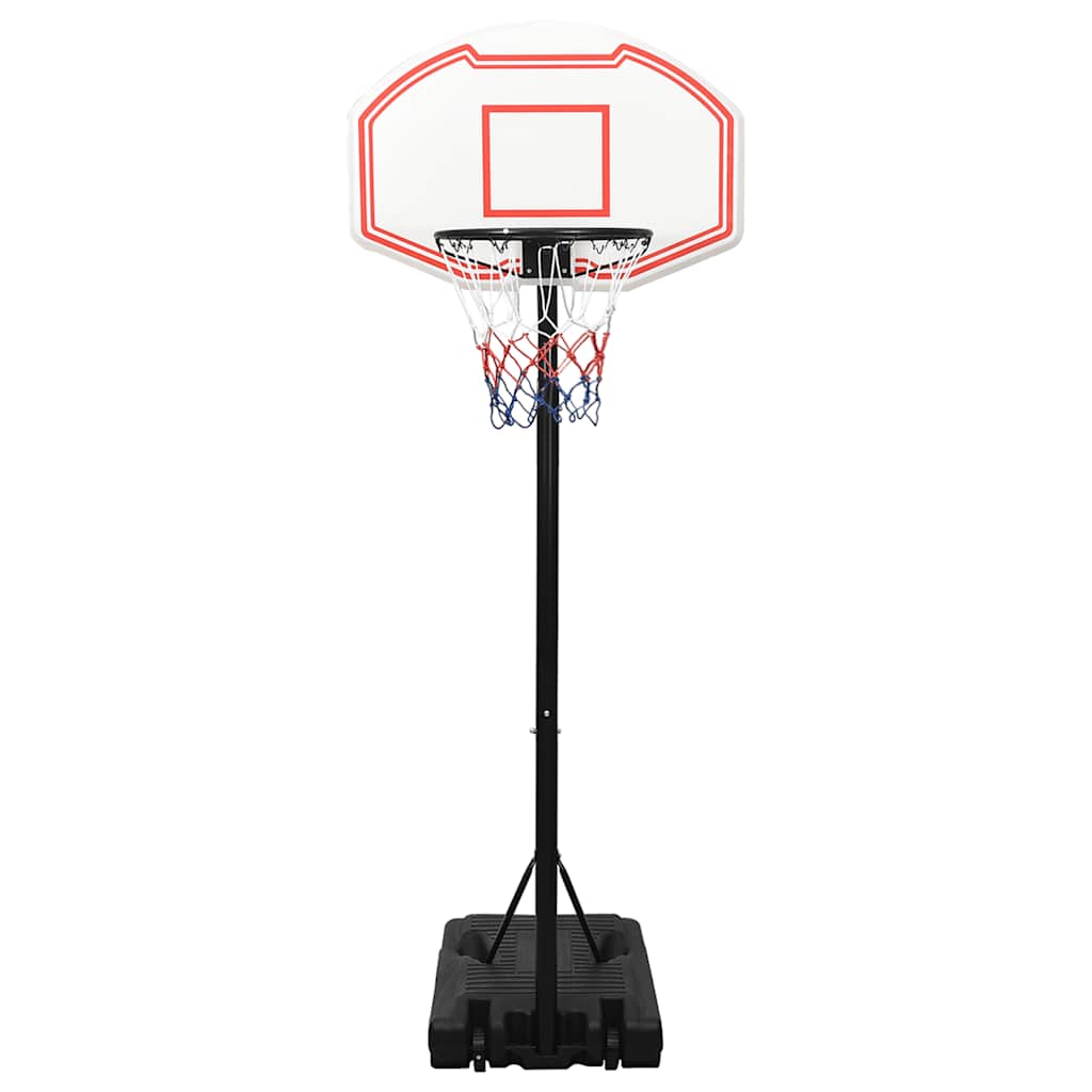 Košarkaški stalak bijeli 237 - 307 cm od polietilena