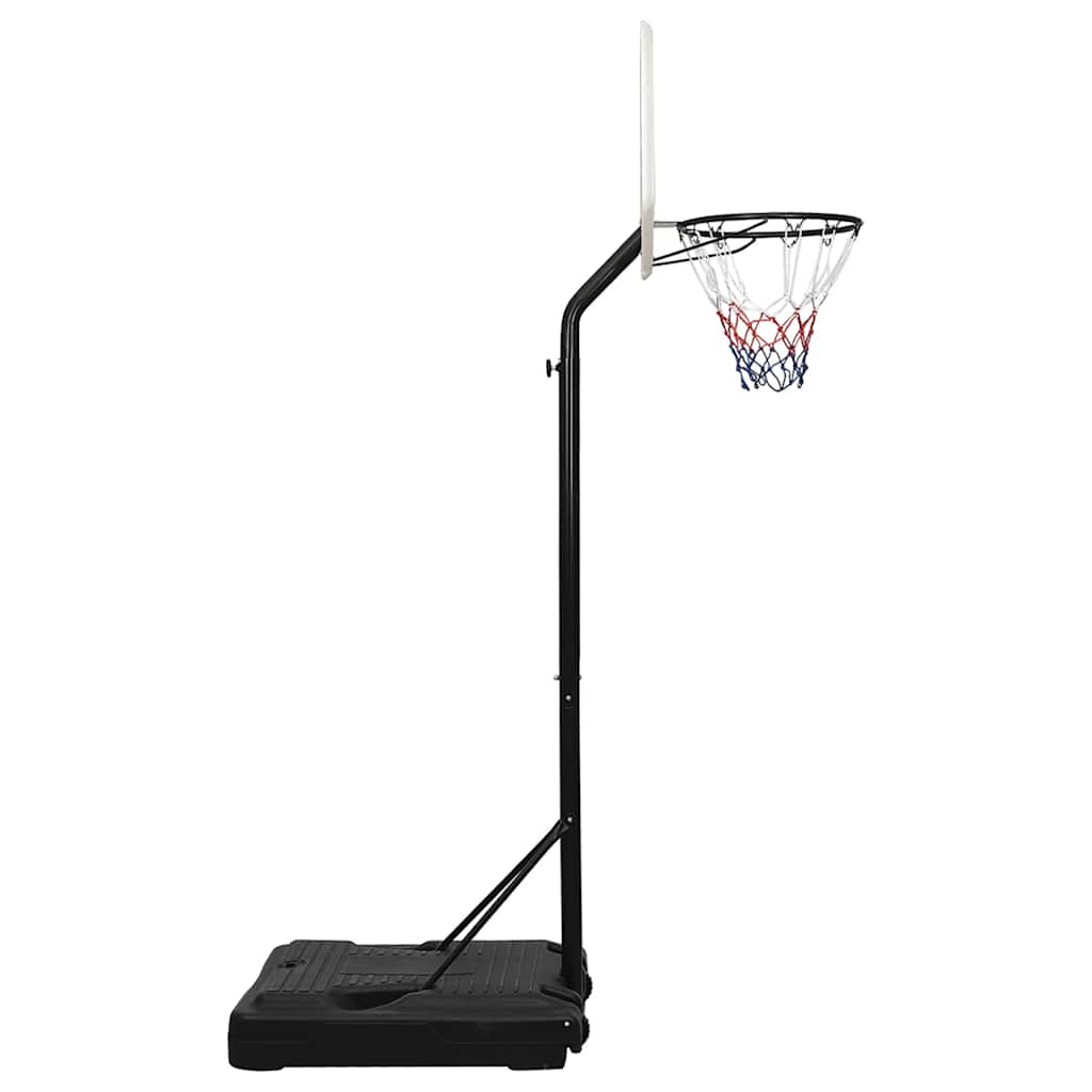 Košarkaški stalak bijeli 237 - 307 cm od polietilena