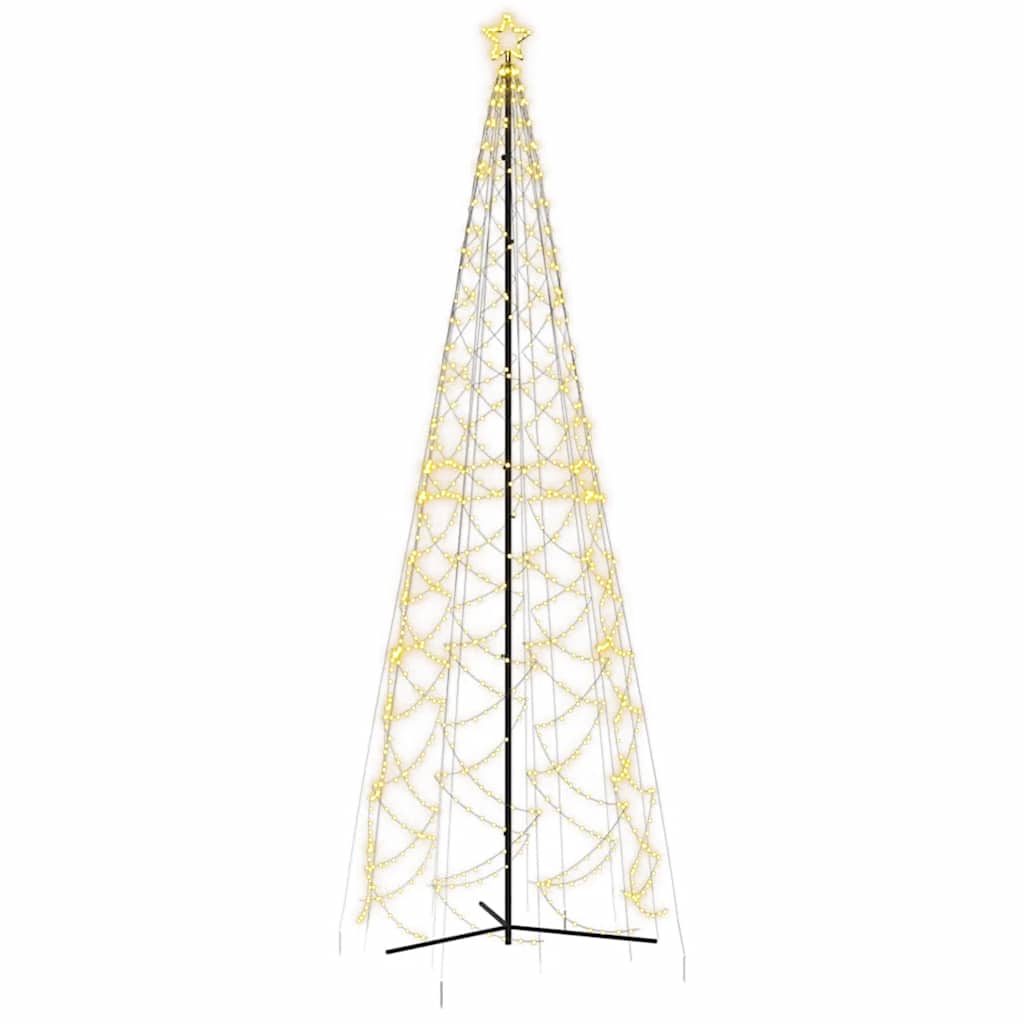 Božićno drvce u češeru toplo bijelo 1400 LED dioda 160x500 cm