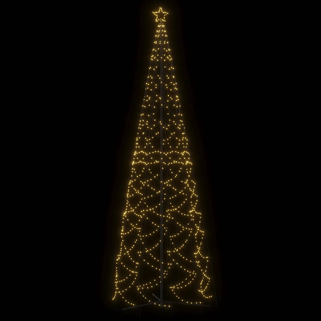 Božićno drvce u češeru toplo bijelo 1400 LED dioda 160x500 cm