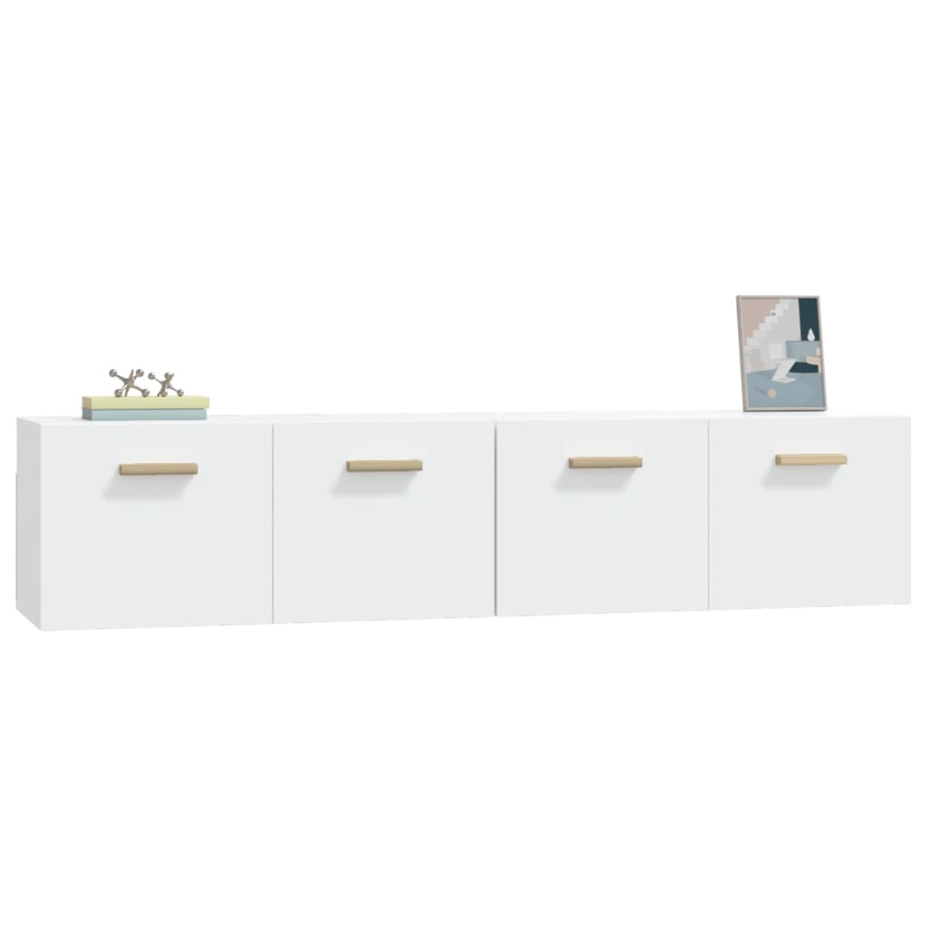 Zidni ormarići 2 kom bijeli 80 x 35 x 36,5 cm konstruirano drvo