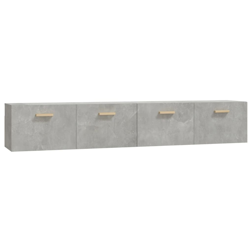 Zidni ormarići 2 kom boja siva betona 100x36,5x35 cm drveni