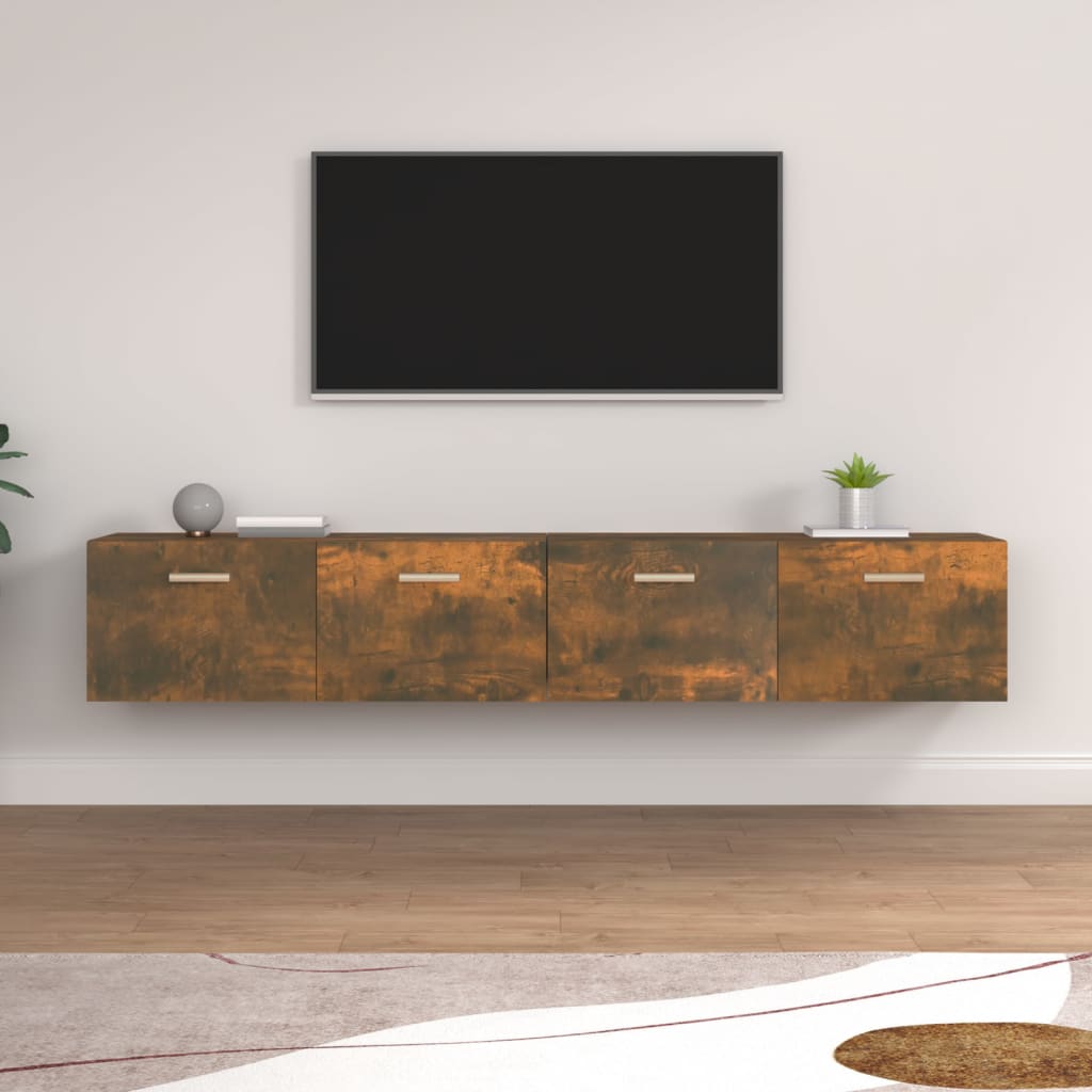 Zidni ormarići 2 kom boja hrasta 100x36,5x35 cm drveni