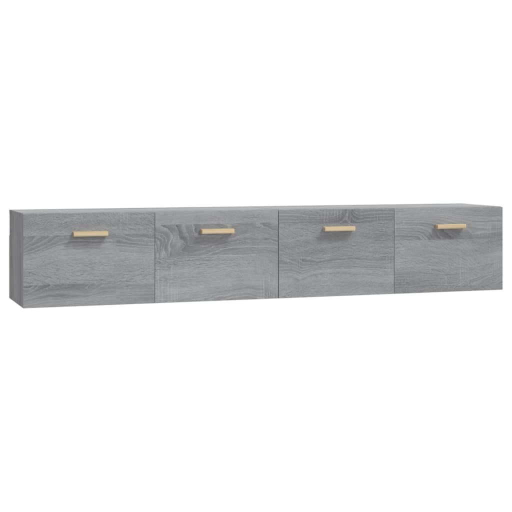 Zidni ormarići 2 kom siva sonome 100x36,5x35 cm drveni