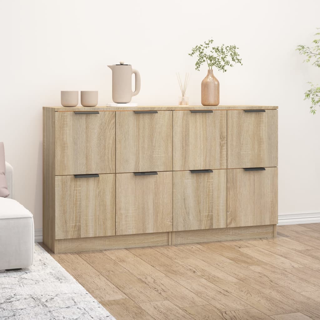 Komoda 2kom boja hrasta sonome 60x30x70cm od konstruiranog drva
