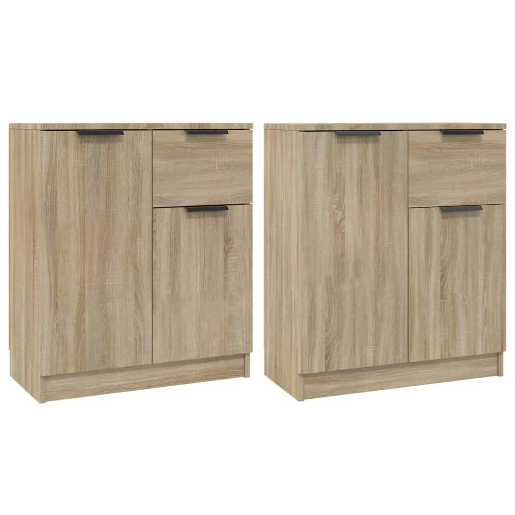 Komoda 2kom boja hrasta sonome 60x30x70cm od konstruiranog drva
