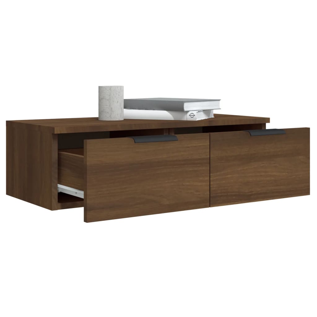 Zidni ormarići 2 kom boja hrasta 68x30x20 cm konstruirano drvo