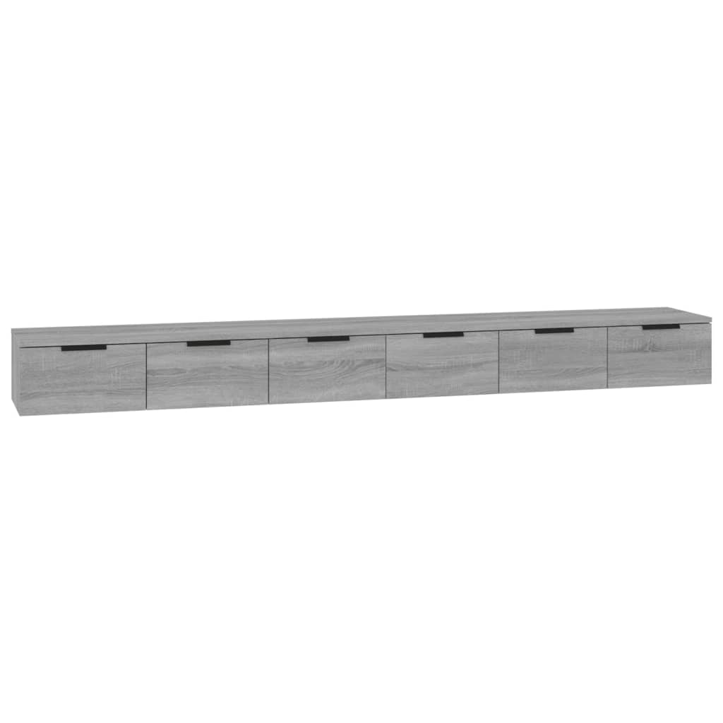 Zidni ormarići 2 kom boja hrasta 102x30x20 cm konstruirano drvo