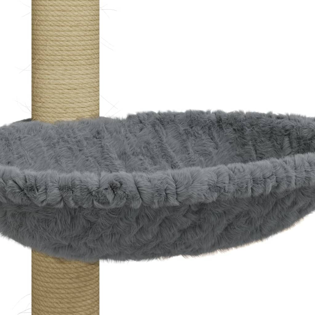 Penjalica za mačke sa stupom za grebanje svjetlosiva 74 cm