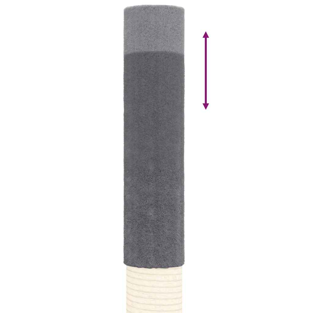 Penjalica za mačke od poda do stropa tamnosiva 277 - 303 cm
