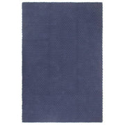 Tepih pravokutni modri 180x250 cm pamučni