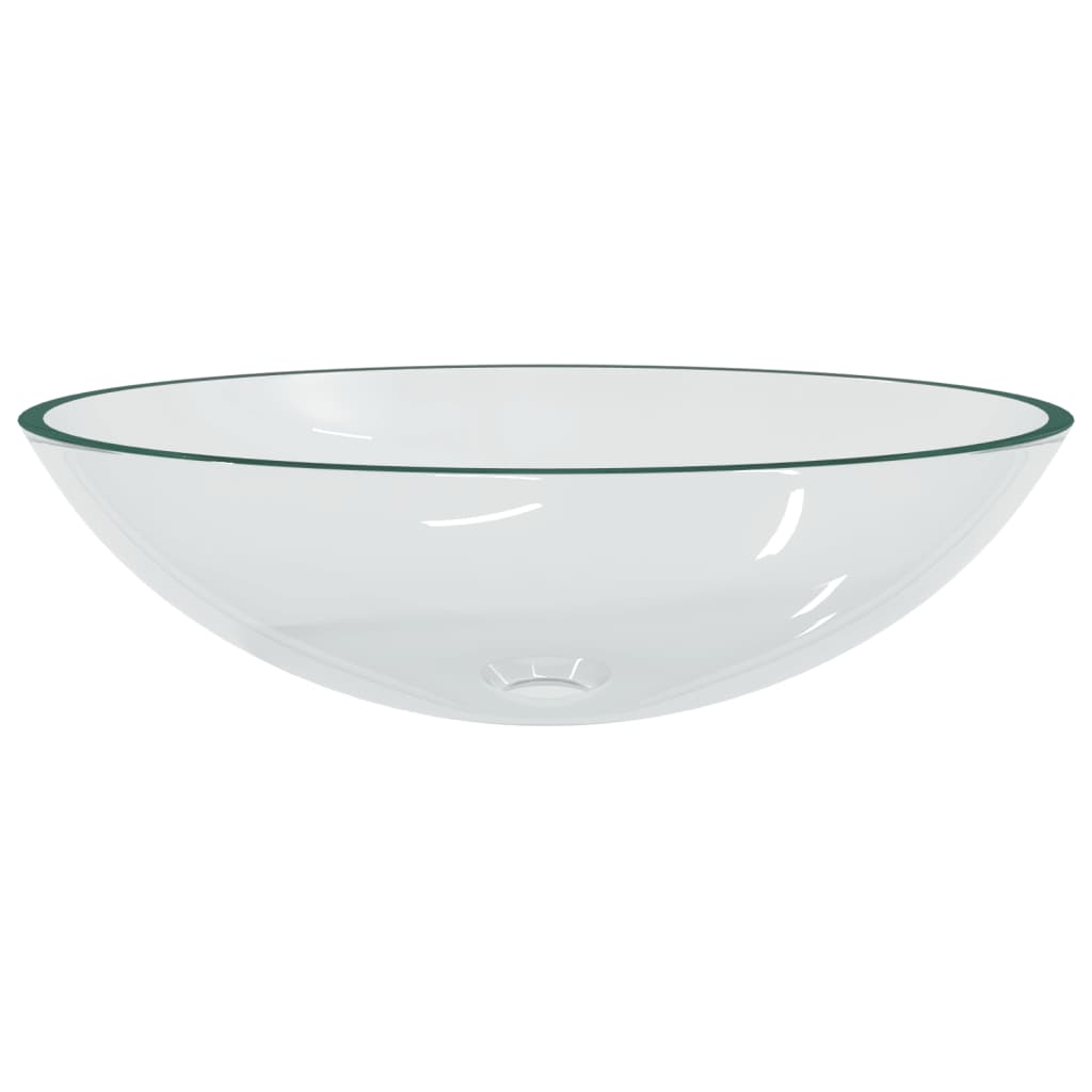 Umivaonik stakleni 50 x 37 x 14 cm prozirni