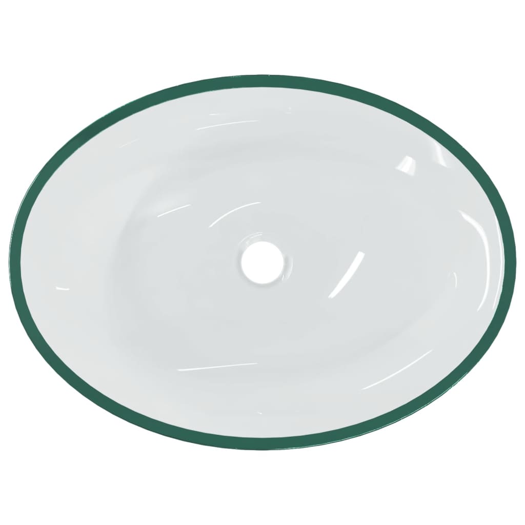 Umivaonik stakleni 50 x 37 x 14 cm prozirni