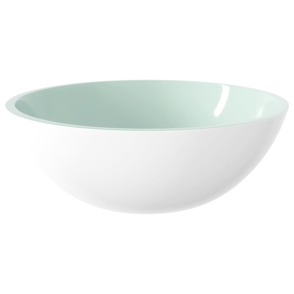 Umivaonik stakleni 50 x 37 x 14 cm bijeli