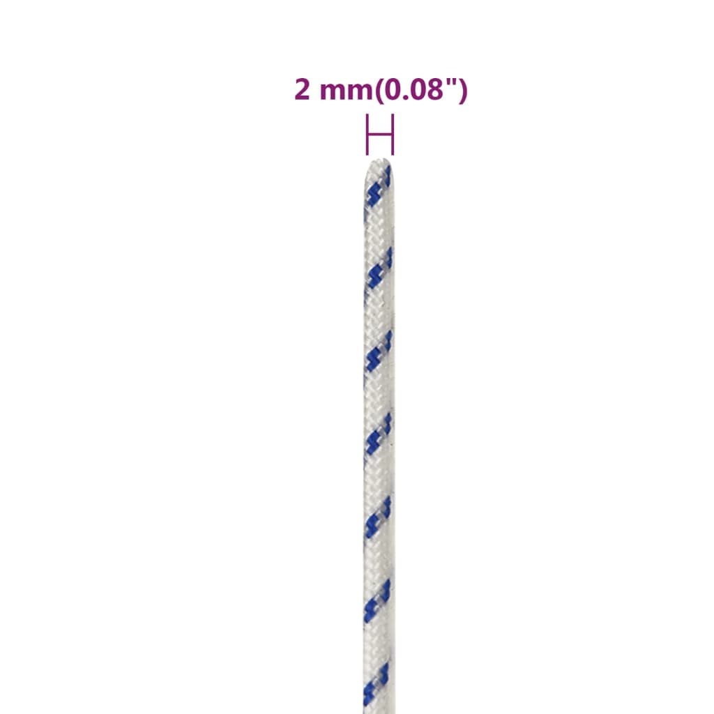 Brodski konop bijeli 2 mm 25 m od polipropilena