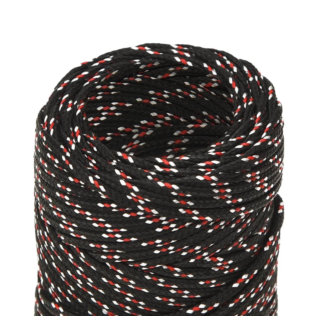 Brodski konop crni 2 mm 25 m od polipropilena