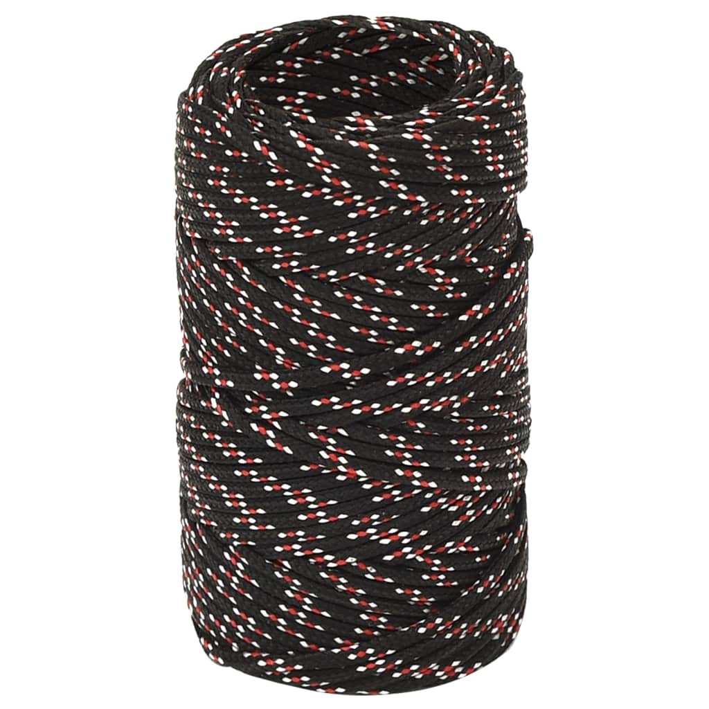 Brodski konop crni 2 mm 500 m od polipropilena
