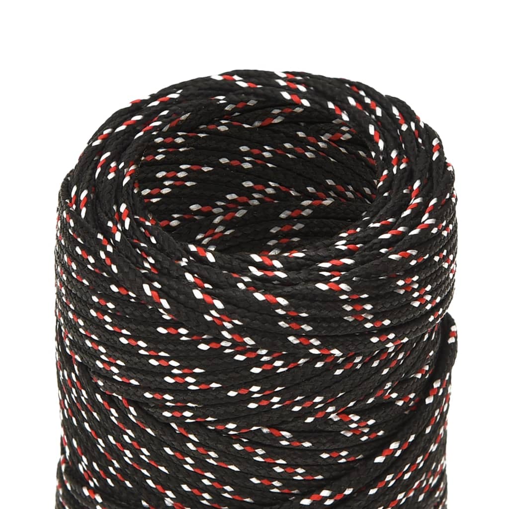 Brodski konop crni 2 mm 500 m od polipropilena