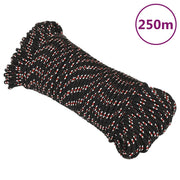 Brodski konop crni 4 mm 250 m od polipropilena