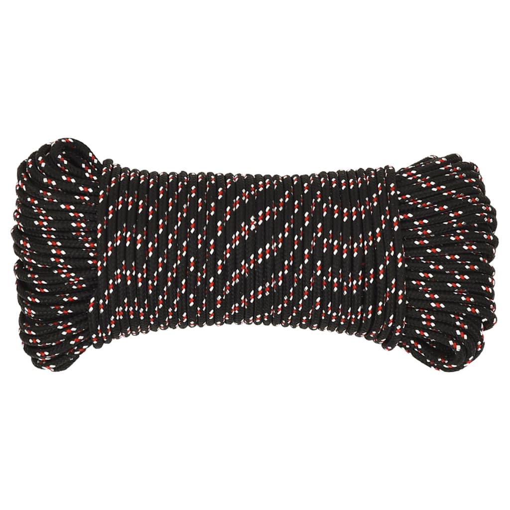 Brodski konop crni 5 mm 100 m od polipropilena