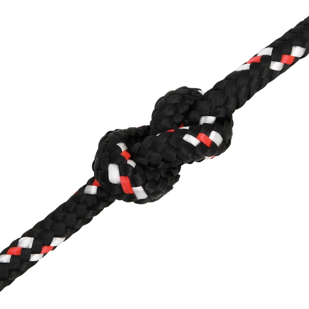 Brodski konop crni 6 mm 250 m od polipropilena