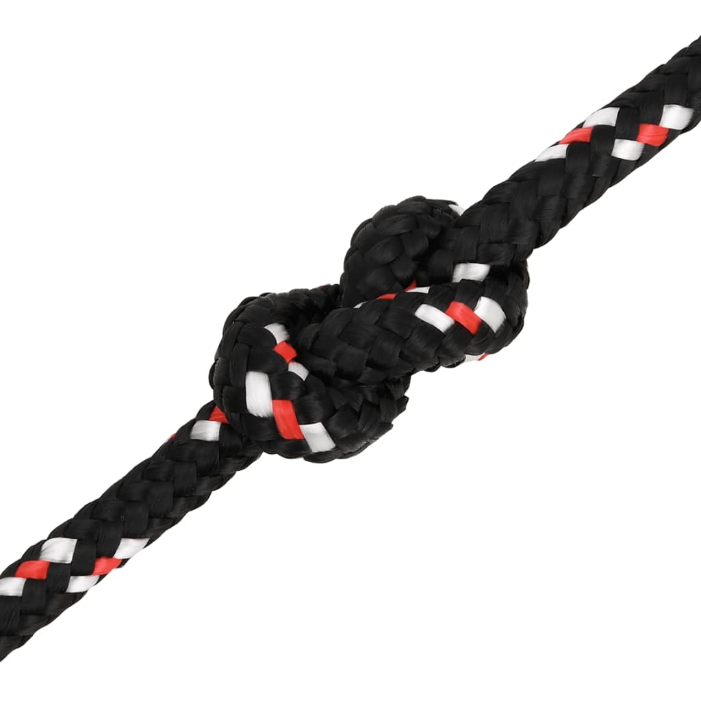 Brodski konop crni 8 mm 25 m od polipropilena