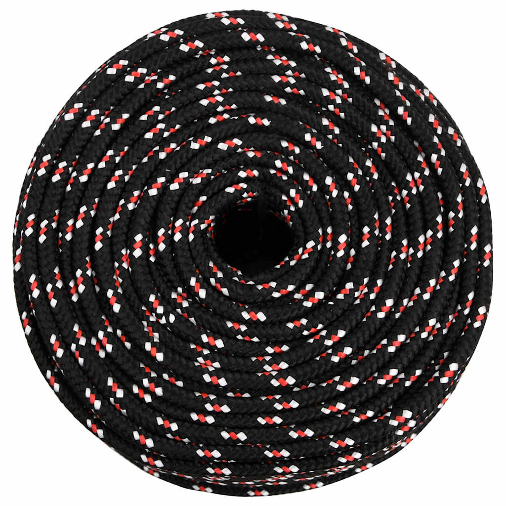 Brodski konop crni 10 mm 500 m od polipropilena