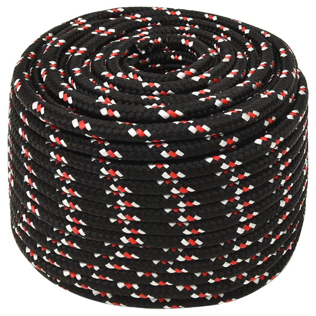Brodski konop crni 12 mm 100 m od polipropilena