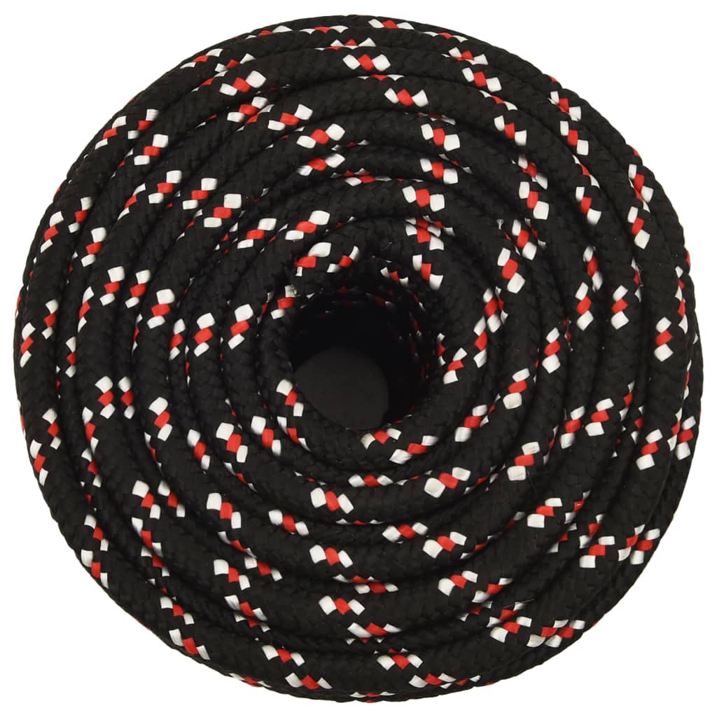 Brodski konop crni 18 mm 25 m od polipropilena
