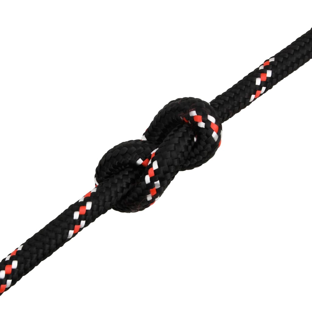 Brodski konop crni 18 mm 25 m od polipropilena