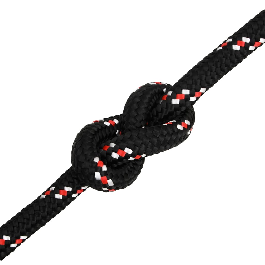 Brodski konop crni 20 mm 100 m od polipropilena