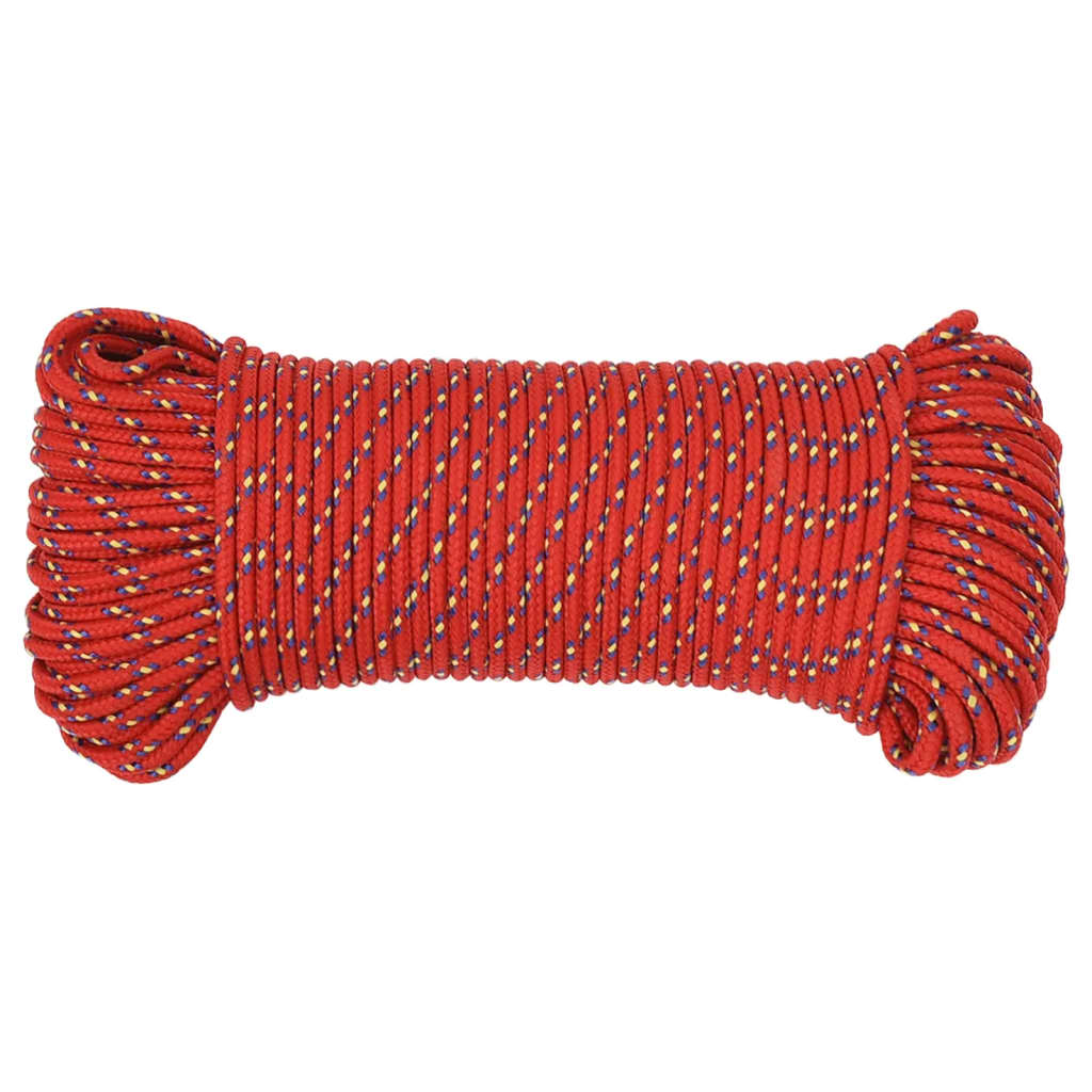Brodski konop crveni 4 mm 25 m od polipropilena