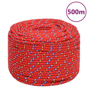 Brodski konop crveni 10 mm 500 m od polipropilena