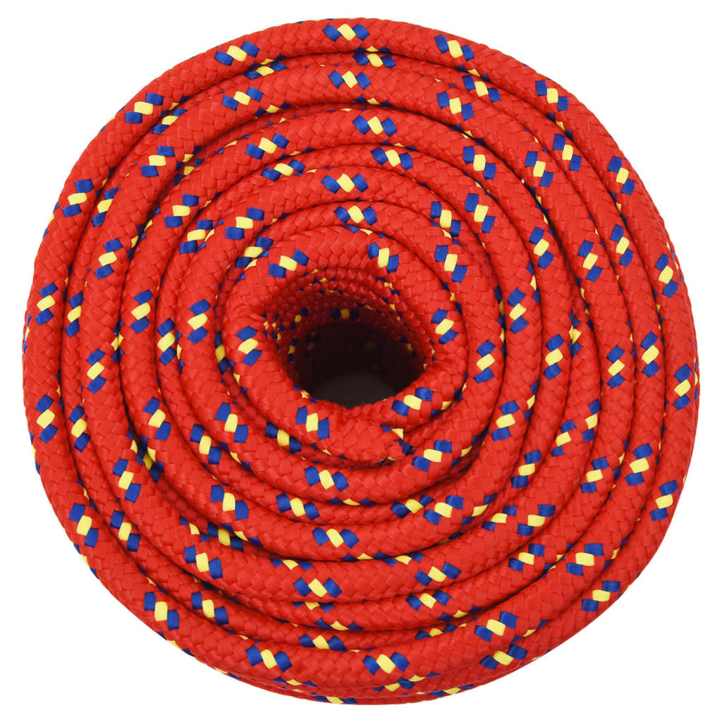 Brodski konop crveni 12 mm 25 m od polipropilena