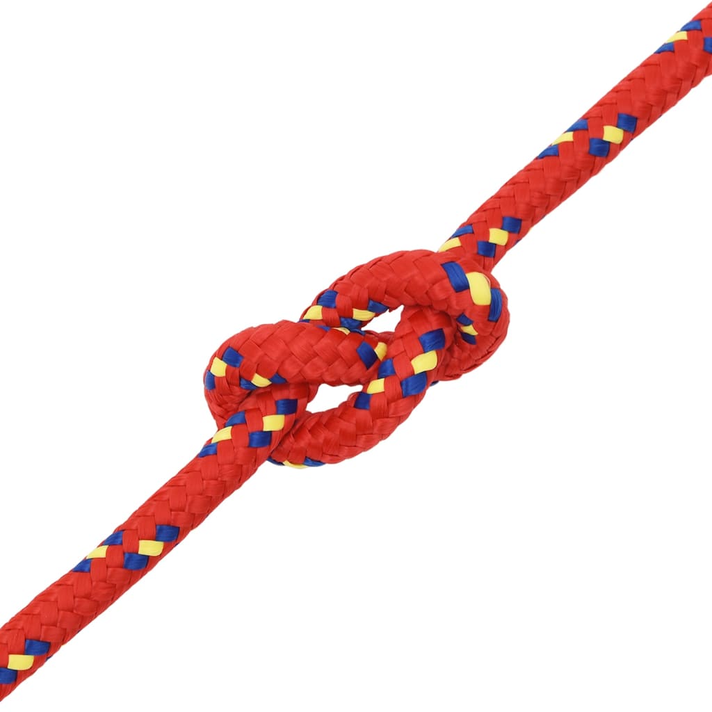 Brodski konop crveni 14 mm 25 m od polipropilena