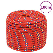 Brodski konop crveni 14 mm 100 m od polipropilena