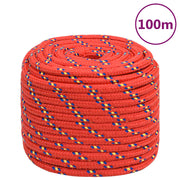Brodski konop crveni 16 mm 100 m od polipropilena