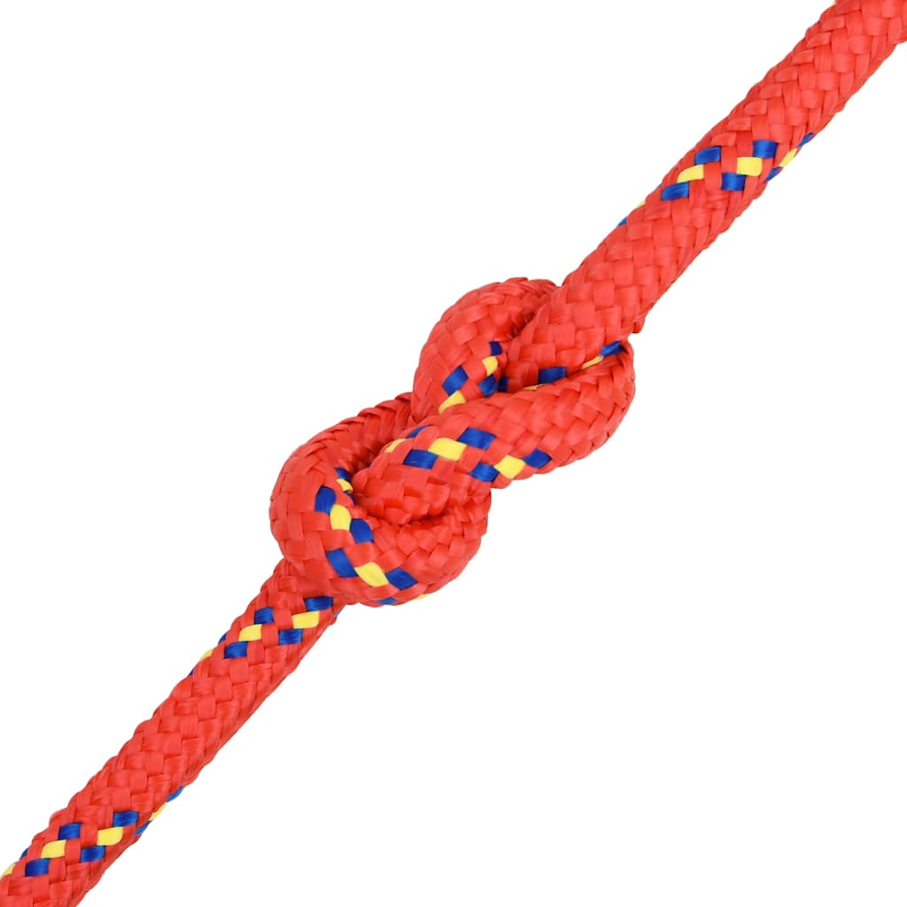 Brodski konop crveni 16 mm 100 m od polipropilena