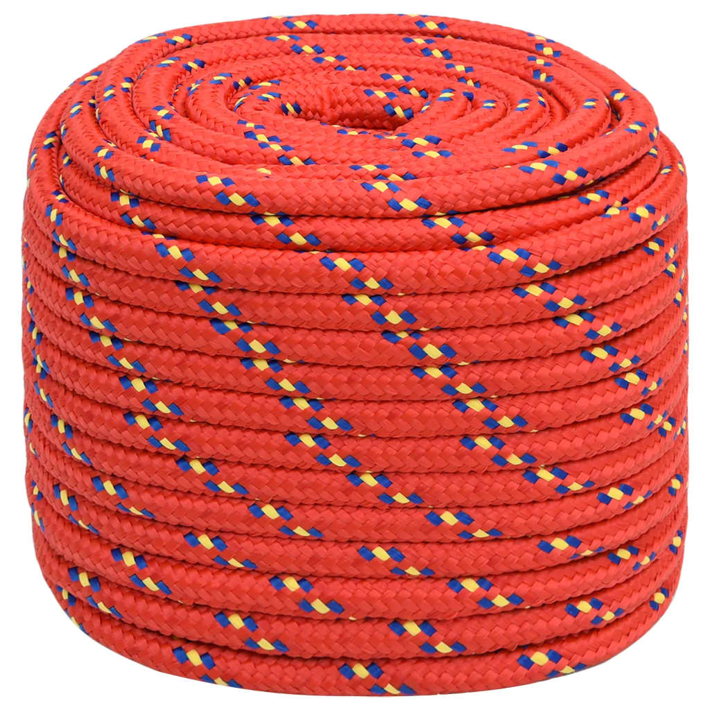 Brodski konop crveni 18 mm 25 m od polipropilena