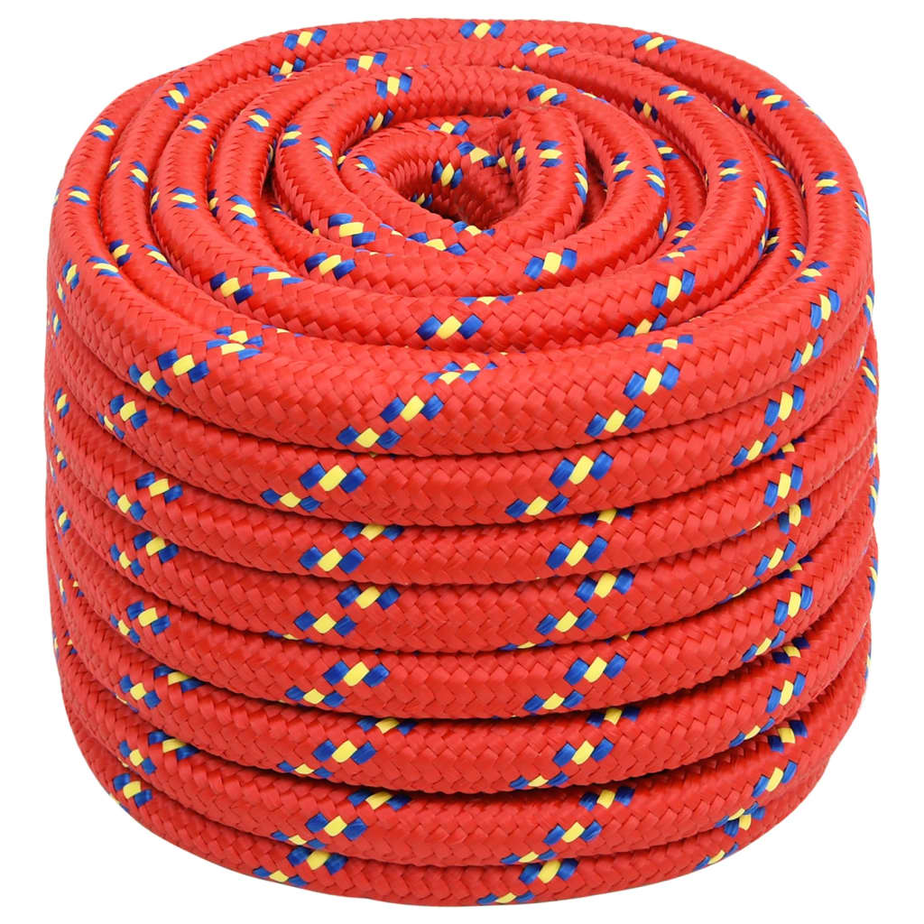 Brodski konop crveni 20 mm 50 m od polipropilena