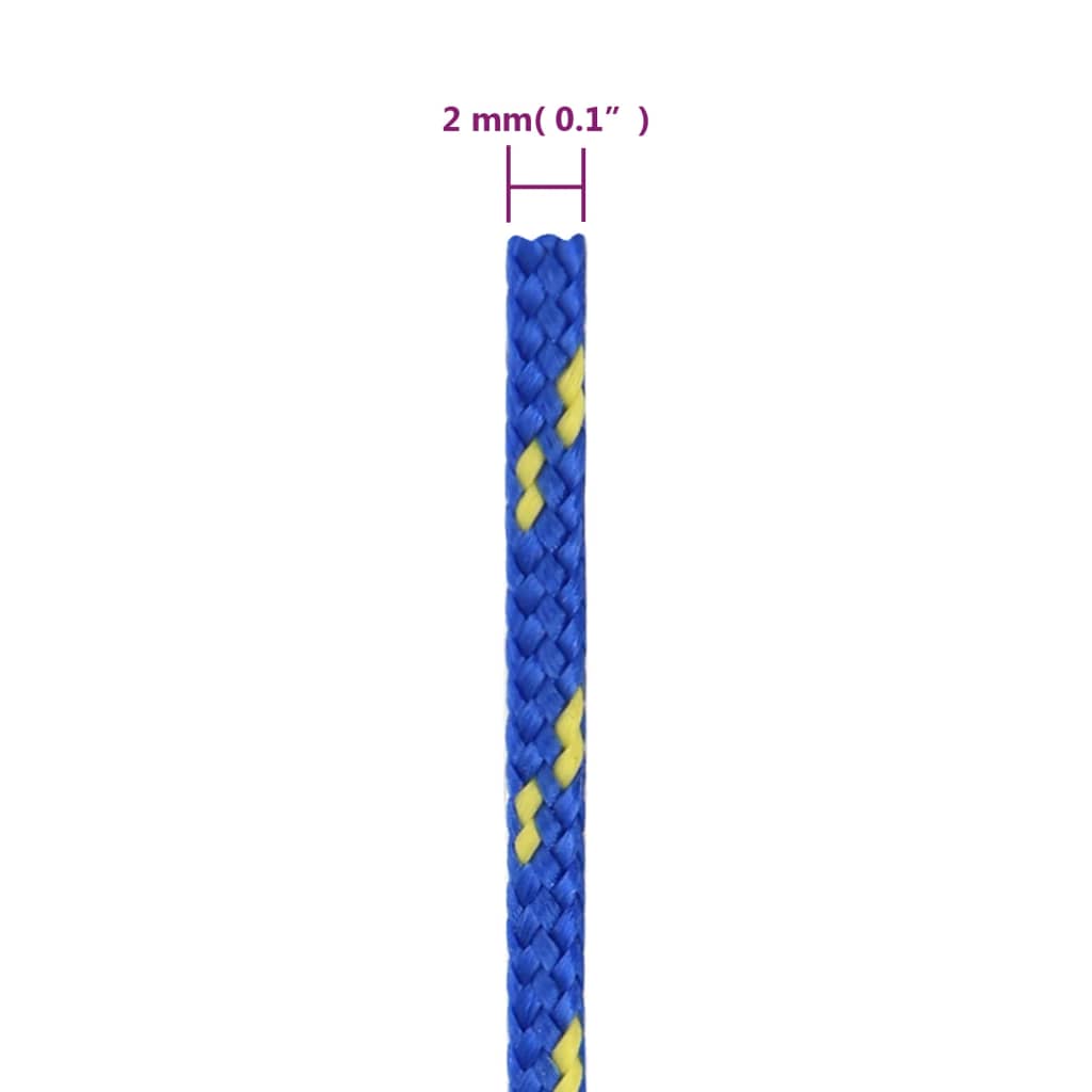 Brodski konop plavi 2 mm 25 m od polipropilena